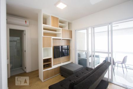 Sala de apartamento para alugar com 1 quarto, 39m² em Cidade Monções, São Paulo