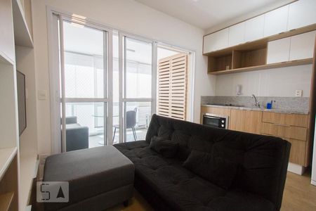 Sala de apartamento para alugar com 1 quarto, 39m² em Cidade Monções, São Paulo