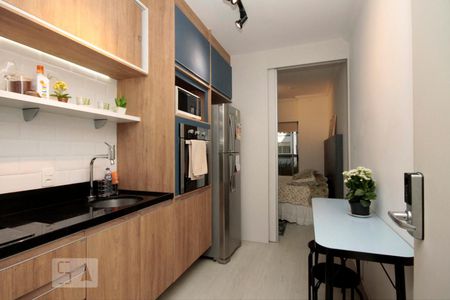 Studio à venda com 28m², 1 quarto e sem vagaCozinha