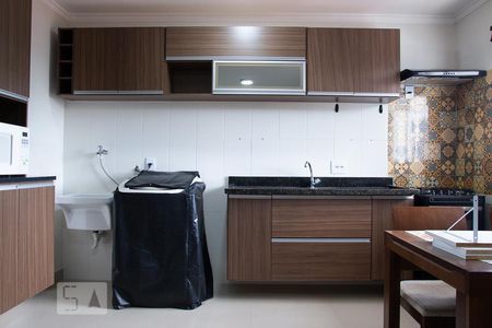 Cozinha de apartamento para alugar com 1 quarto, 30m² em Jabaquara, São Paulo