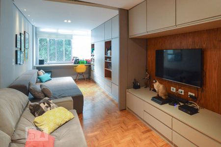 Sala de apartamento à venda com 1 quarto, 96m² em Cerqueira César, São Paulo