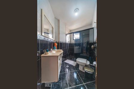 Banheiro  de apartamento à venda com 3 quartos, 97m² em Campestre, Santo André
