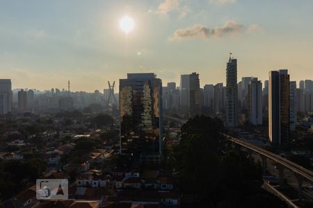 Vista da Varanda de apartamento para alugar com 2 quartos, 66m² em Brooklin Paulista, São Paulo