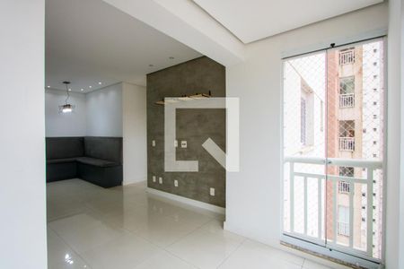 Varanda gourmet de apartamento à venda com 2 quartos, 57m² em Vila Homero Thon, Santo André