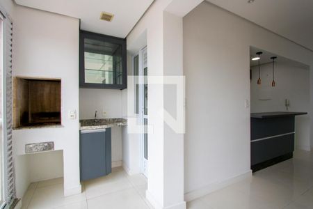 Varanda gourmet de apartamento à venda com 2 quartos, 57m² em Vila Homero Thon, Santo André