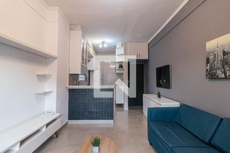 Sala de apartamento para alugar com 1 quarto, 50m² em Bela Vista, São Paulo