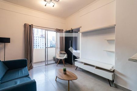 Sala de apartamento para alugar com 1 quarto, 50m² em Bela Vista, São Paulo
