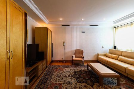 Sala de TV de apartamento para alugar com 4 quartos, 410m² em Campo Belo, São Paulo