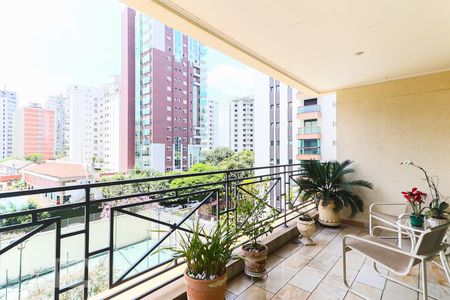 Varanda de apartamento para alugar com 4 quartos, 410m² em Campo Belo, São Paulo