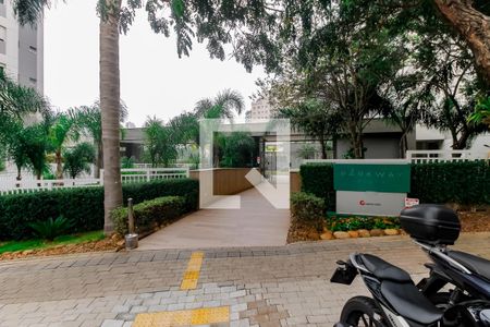 Apartamento à venda com 39m², 1 quarto e 1 vagaFachada e portaria