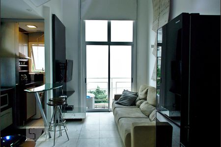 Sala de apartamento para alugar com 1 quarto, 52m² em Vila Olímpia, São Paulo