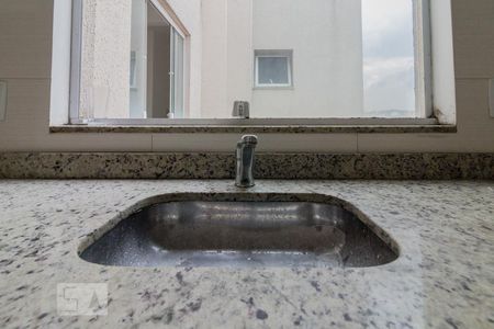 Cozinha de apartamento para alugar com 2 quartos, 55m² em Vila Junqueira, Santo André