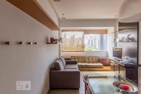 Sala de apartamento à venda com 2 quartos, 83m² em Cidade Jardim, Belo Horizonte