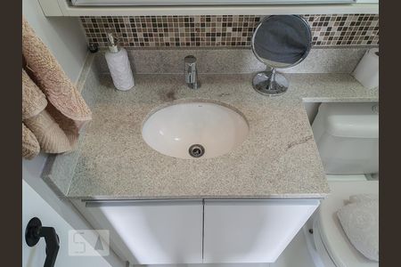 Detalhe do banheiro  de apartamento à venda com 1 quarto, 50m² em Vila Vera, São Paulo