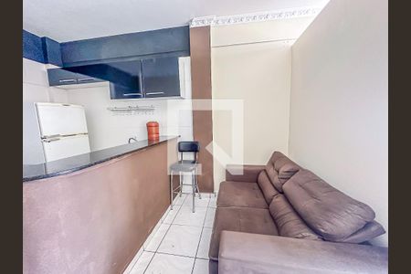 Sala/Cozinha de kitnet/studio para alugar com 1 quarto, 30m² em Glória, Rio de Janeiro