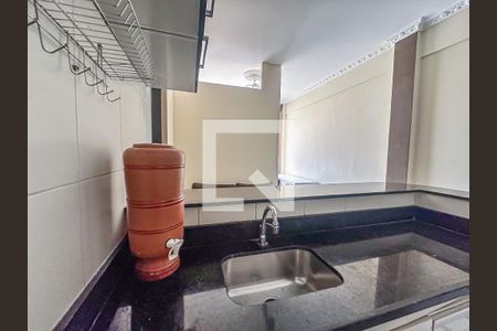 Sala/Cozinha de kitnet/studio para alugar com 1 quarto, 30m² em Glória, Rio de Janeiro