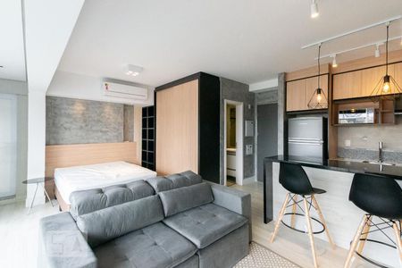 Sala de kitnet/studio para alugar com 1 quarto, 40m² em Itaim Bibi, São Paulo
