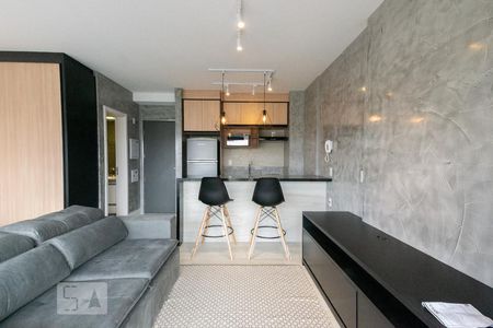 Sala de kitnet/studio para alugar com 1 quarto, 40m² em Itaim Bibi, São Paulo