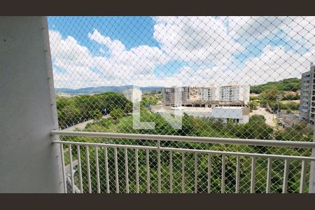 Sacada da Sala/Cozinha de apartamento para alugar com 3 quartos, 77m² em Jardim das Samambaias, Jundiaí