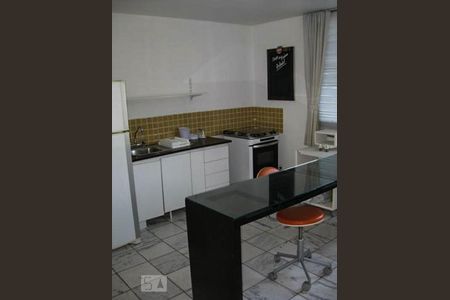 cozinha de apartamento para alugar com 1 quarto, 47m² em Vila Tramontano, São Paulo