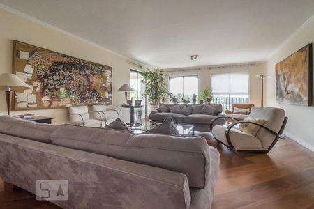 Sala de apartamento para alugar com 4 quartos, 280m² em Santo Amaro, São Paulo