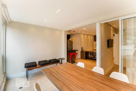 Varanda de apartamento à venda com 1 quarto, 50m² em Jardim Anália Franco, São Paulo
