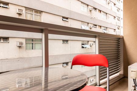 Varanda de kitnet/studio à venda com 1 quarto, 22m² em Consolação, São Paulo