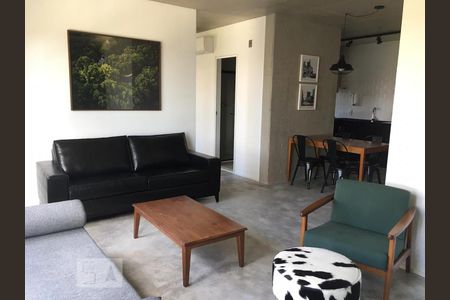 Sala de apartamento para alugar com 1 quarto, 71m² em Jardim Fonte do Morumbi, São Paulo