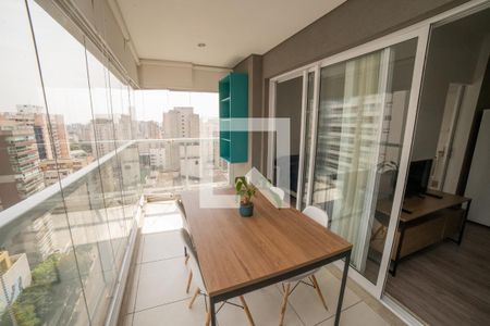 Varanda de apartamento à venda com 1 quarto, 36m² em Consolação, São Paulo