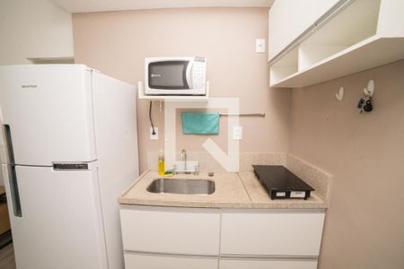 Sala/Cozinha de apartamento à venda com 1 quarto, 36m² em Consolação, São Paulo