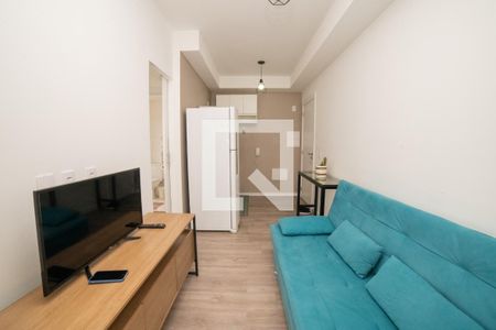 Sala/Cozinha de apartamento à venda com 1 quarto, 36m² em Consolação, São Paulo