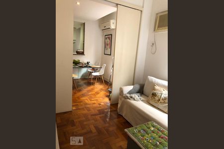 Sala de apartamento à venda com 2 quartos, 60m² em Humaitá, Rio de Janeiro