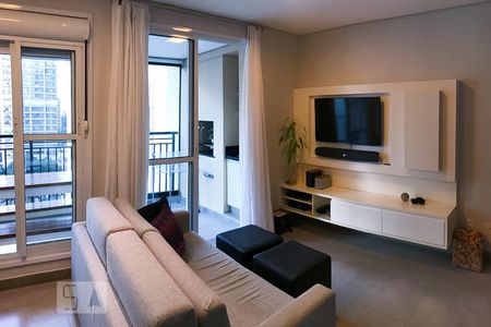 Detalhe Sala de apartamento para alugar com 1 quarto, 56m² em Planalto Paulista, São Paulo