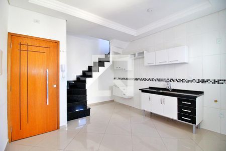 Sala/Cozinha de apartamento para alugar com 2 quartos, 100m² em Bangú, Santo André