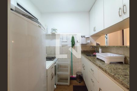 Apartamento à venda com 58m², 1 quarto e 1 vagaCozinha americana