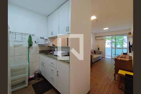 Apartamento à venda com 58m², 1 quarto e 1 vagaCozinha americana