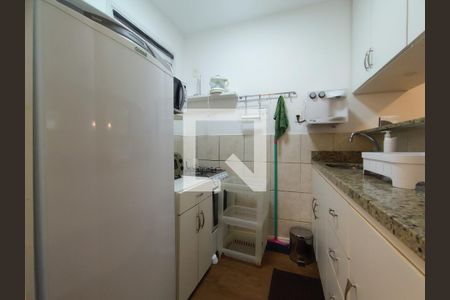 Apartamento à venda com 58m², 1 quarto e 1 vagaCozinha americana