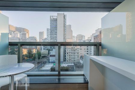 Sacada de kitnet/studio para alugar com 1 quarto, 30m² em República, São Paulo
