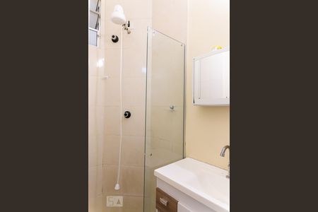 Banheiro de kitnet/studio para alugar com 1 quarto, 25m² em Vila Monumento, São Paulo