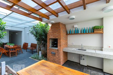 Apartamento para alugar com 44m², 1 quarto e 1 vaga Apartamento para alugar com 44m², 1 quarto e 1 vagaÁrea comum - Churrasqueira
