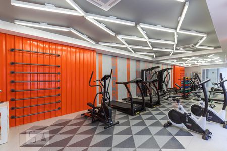 Apartamento para alugar com 44m², 1 quarto e 1 vaga Apartamento para alugar com 44m², 1 quarto e 1 vagaÁrea comum - Academia