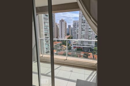 Varanda de kitnet/studio à venda com 1 quarto, 33m² em Cidade Monções, São Paulo