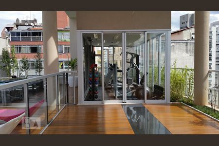 Área comum - Academia de kitnet/studio para alugar com 1 quarto, 22m² em Consolação, São Paulo