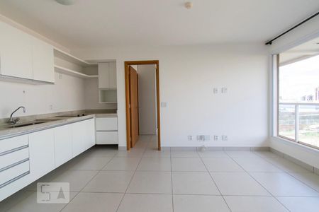 Sala e Cozinha de apartamento para alugar com 1 quarto, 47m² em Sul (águas Claras), Brasília