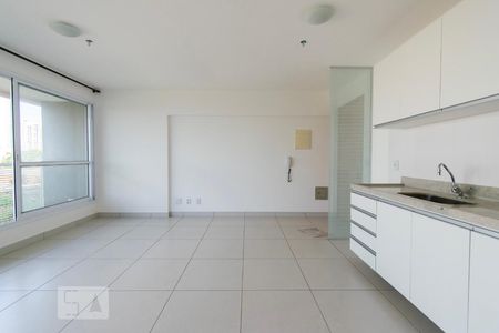 Sala e Cozinha de apartamento para alugar com 1 quarto, 47m² em Sul (águas Claras), Brasília