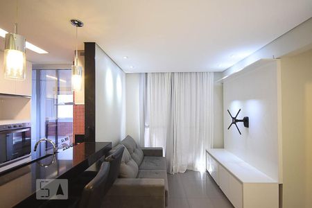 Sala de apartamento para alugar com 2 quartos, 51m² em Parque Reboucas, São Paulo