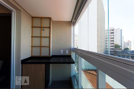 Sacada de apartamento para alugar com 1 quarto, 37m² em Santa Cecília, São Paulo