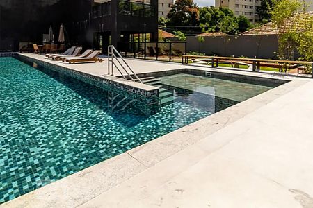 Piscina de kitnet/studio para alugar com 1 quarto, 27m² em Vila Olímpia, São Paulo