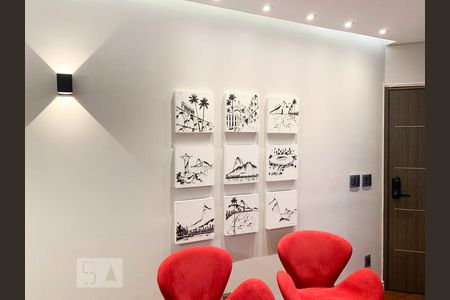 Sala  de apartamento à venda com 3 quartos, 80m² em Vila Olímpia, São Paulo