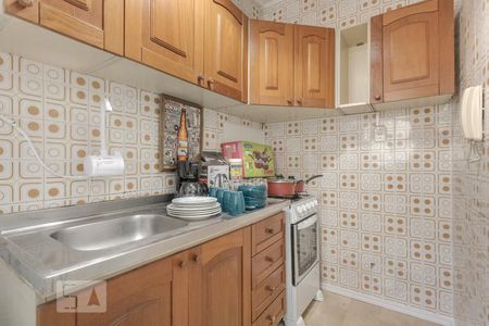 Studio à venda com 35m², 1 quarto e sem vagaCozinha